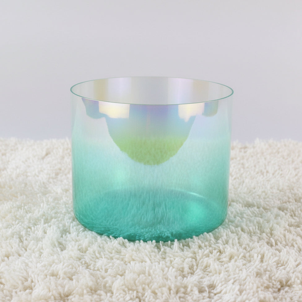 Emerald Glow (Set of 3 Crystal Bowls)