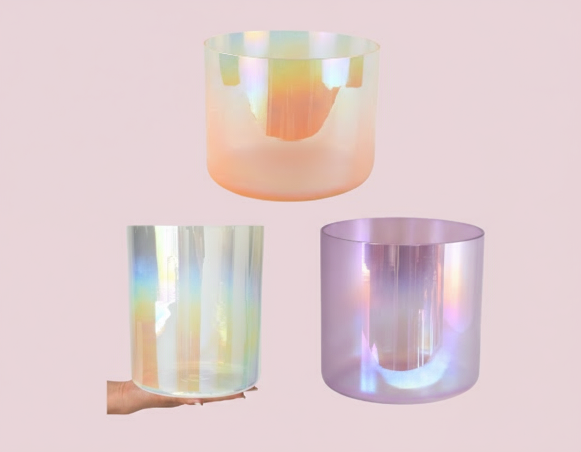 Frequency Flow (Set of 3 Crystal Bowls)