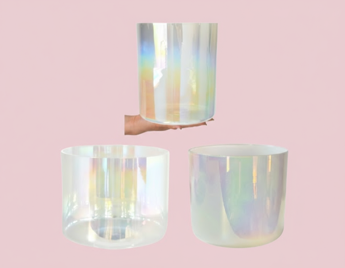 Moonlit Whisper (Set of 3 Crystal Bowls)