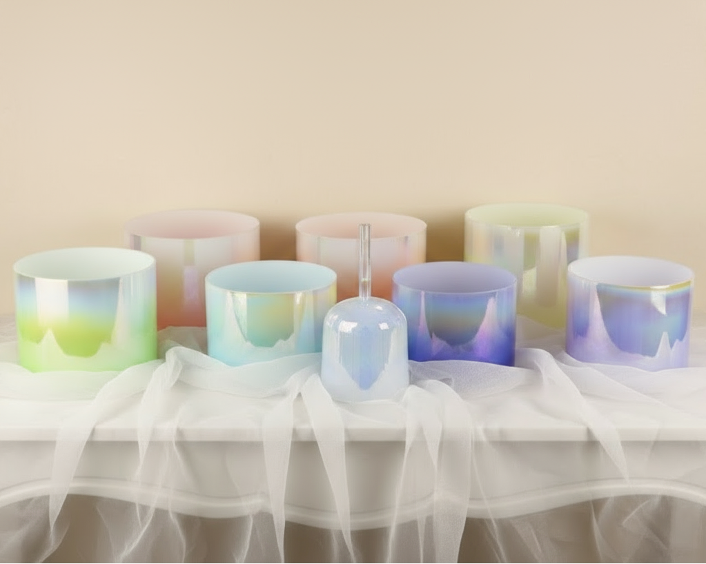 Pearl Octave (Set of 8 Crystal Bowls)
