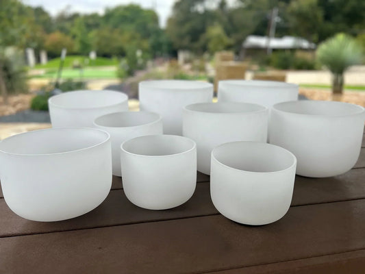 7-Chakra Crystal Singing Bowls