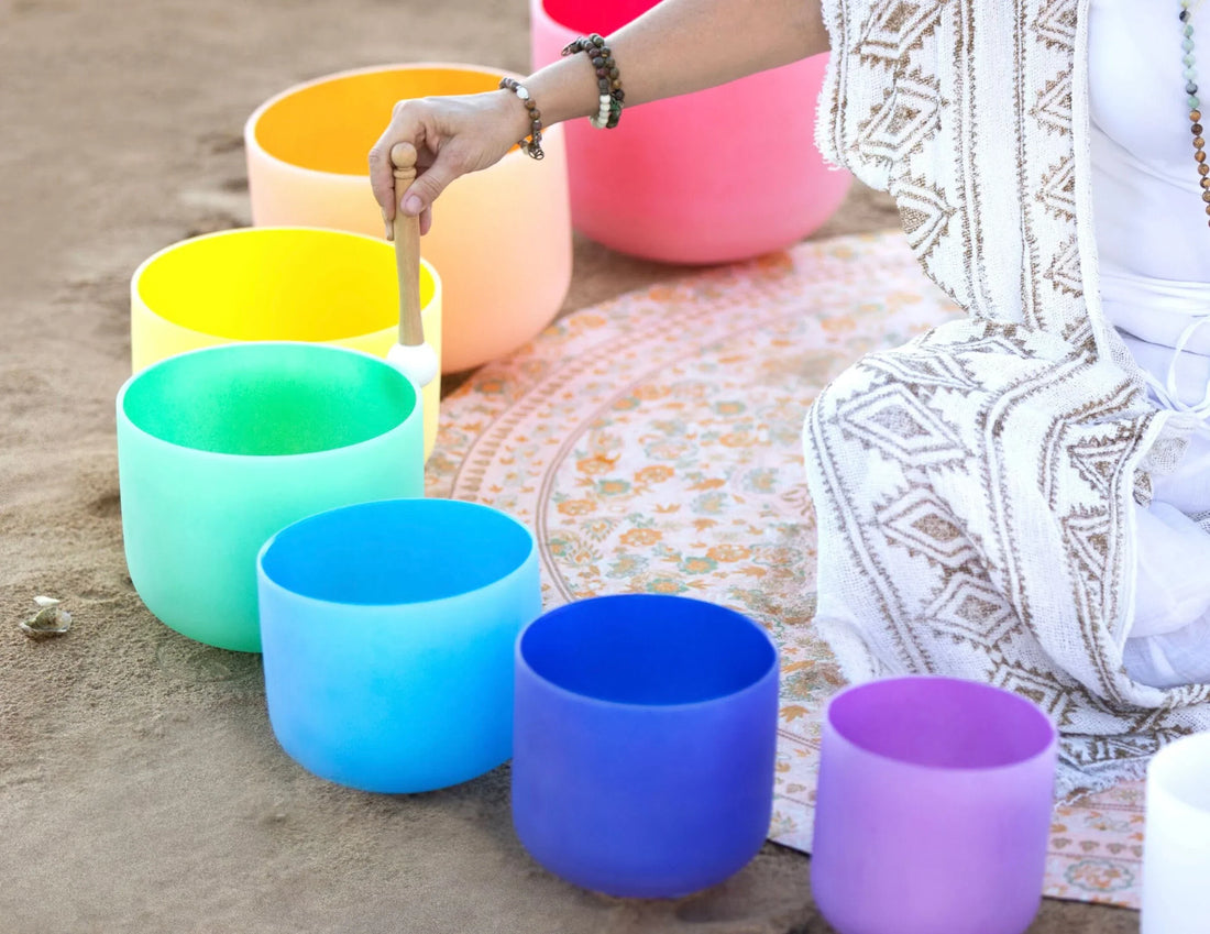 Frosted vs Clear Crystal Singing Bowls