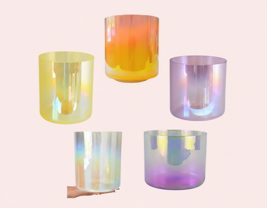 Celestial Echoes (Set of 5 Crystal Bowls)