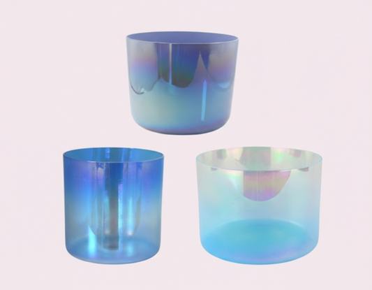 Blue Ocean (Set of 3 Crystal Bowls)