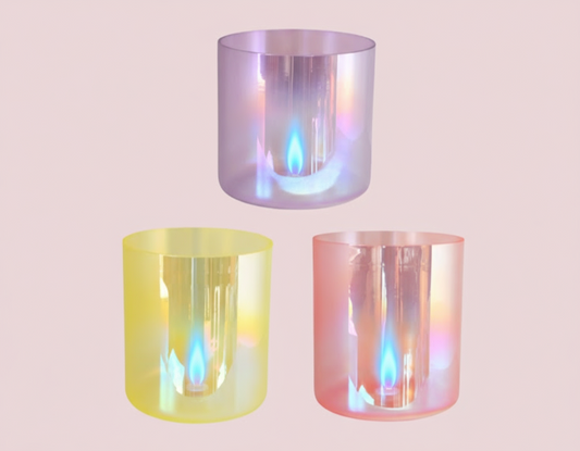 Sacred Stillness (Set of 3 Crystal Bowls)