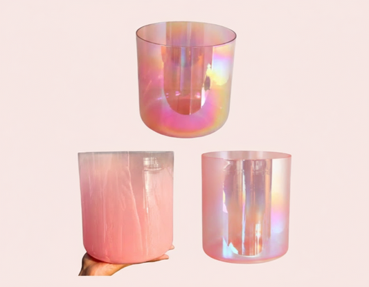 Enchanted Rose (Set of 3 Crystal Bowls)